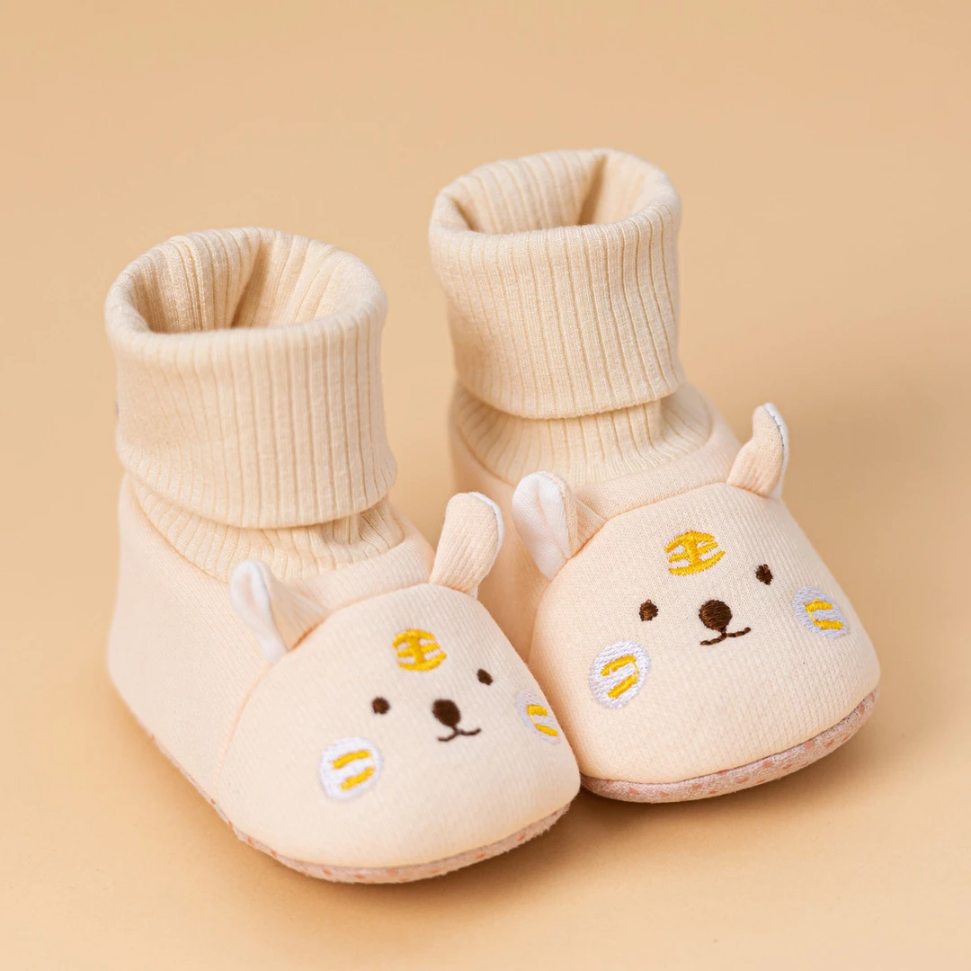 小老虎秋冬季袜鞋婴儿鞋子0-1岁新生儿步前鞋婴幼儿软底防滑不掉6