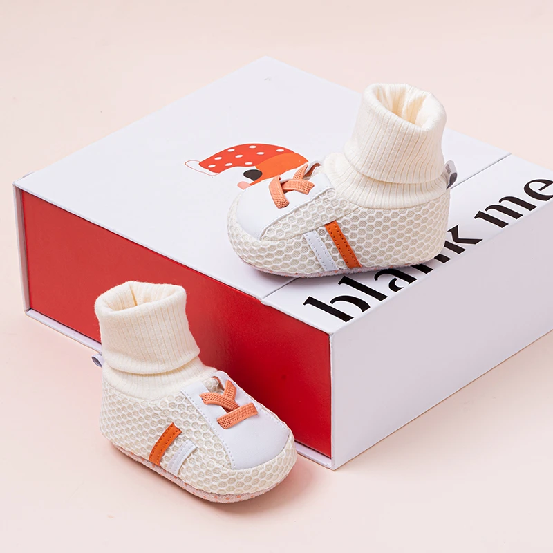 春秋款婴儿鞋袜软底0-3个月新生儿鞋子宝宝鞋套6到12月婴幼儿袜鞋