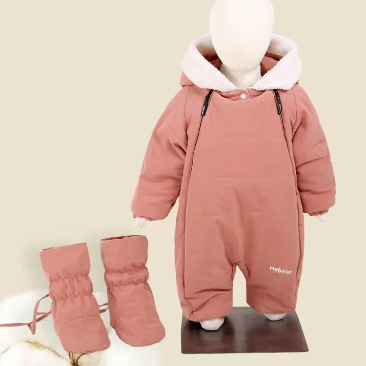 婴幼儿爬服连体衣秋冬厚款哆啦A梦棉衣棉服加厚