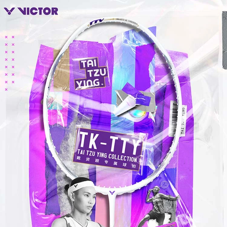 TK-TTY VICTOR/威克多胜利羽毛球拍 全碳素戴资颖专属进攻型球拍