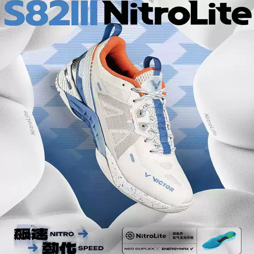 VICTOR/威克多胜利S82IIINitroLite专业羽毛球鞋氮气发泡缓震男鞋