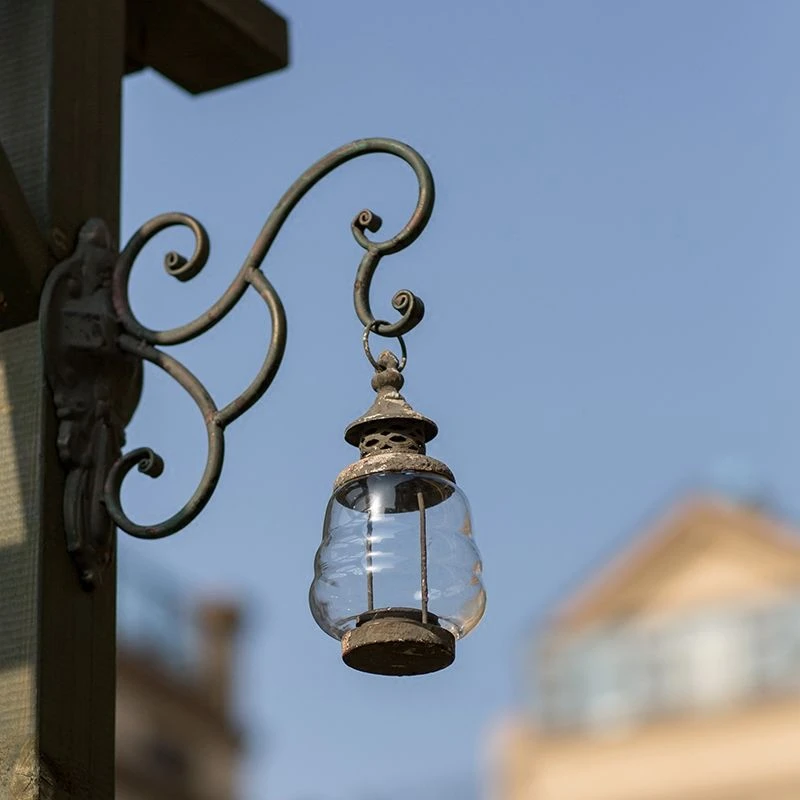 掬涵铁艺挂钩装饰吊篮花盆壁挂复古做旧园艺花园Zakka杂货