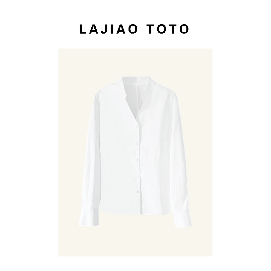 辣椒姐【高定衬衫】纯色百搭气质衬衣高级长袖衬衫#A5322