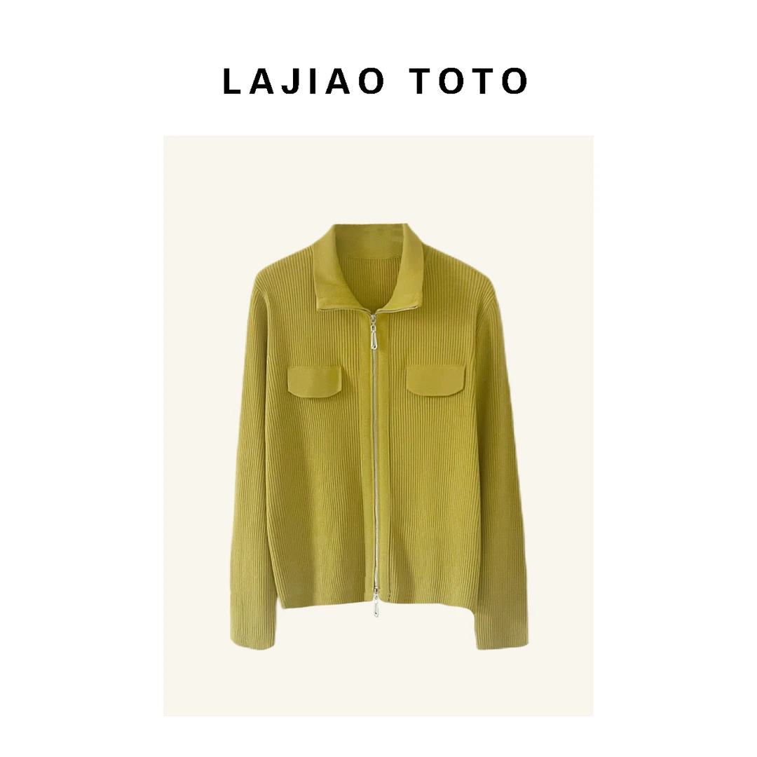 辣椒姐【双兜拉链】套头宽松款休闲女士百搭长袖羊毛衫#23165