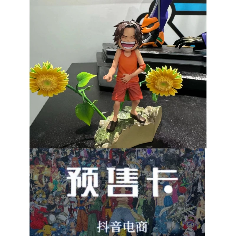 （全款 预 售）海贼王 路飞  向日葵小艾斯 手办摆件模型