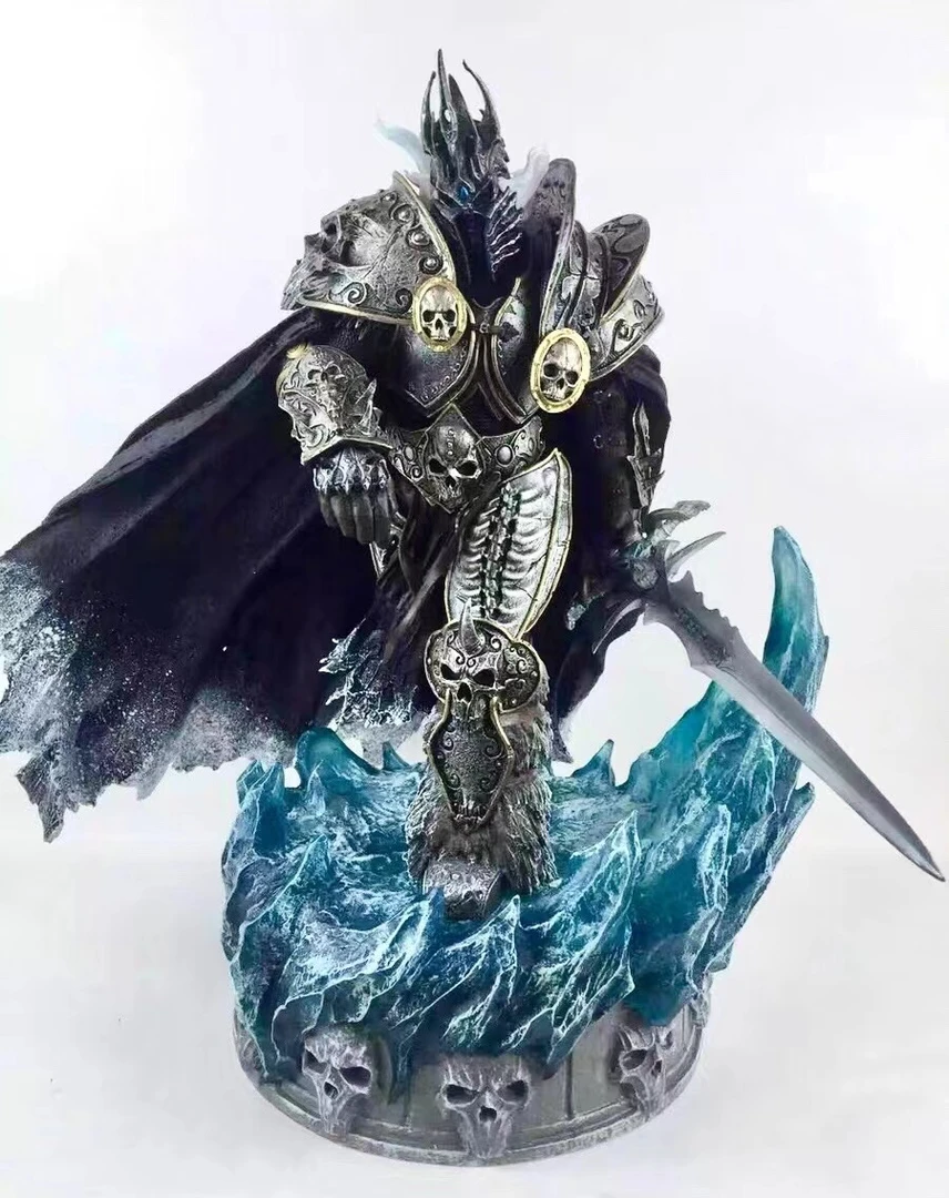 【全款现货】魔兽世界系列 阿尔萨斯 巫妖王 手办静态模型摆件