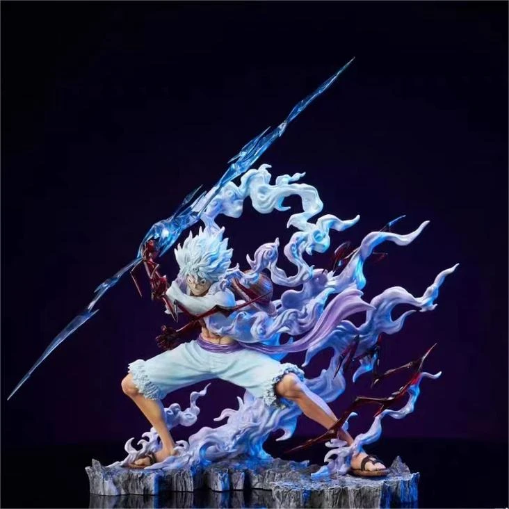 【现货】海贼王紧握雷电与神为伍尼卡路飞限定手办模型