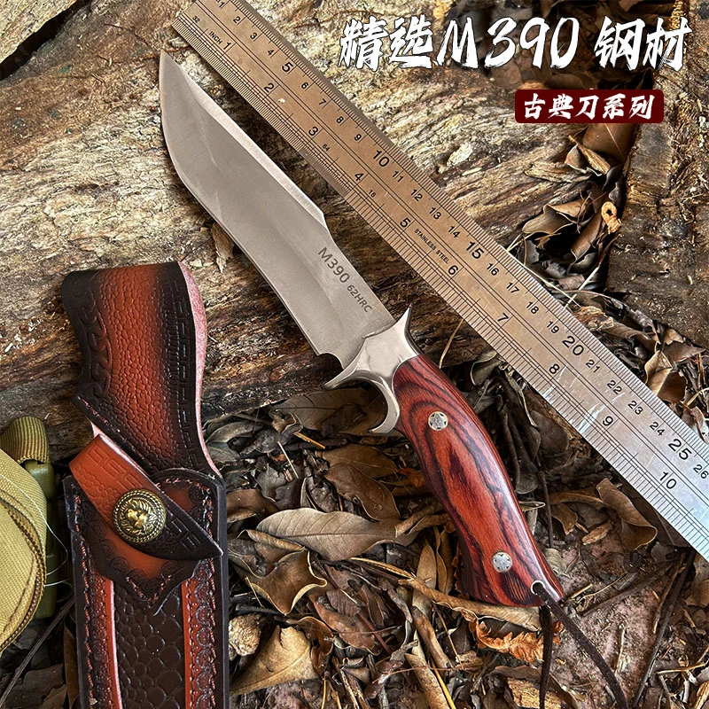 破将 新款破将粉末钢M390钢刀户外收藏刀户外直刀 2-18号 已开刃