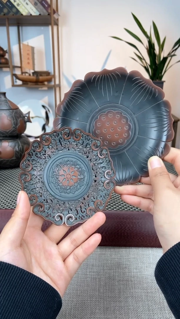 【闪购商品】陶瓷壶壶垫两个