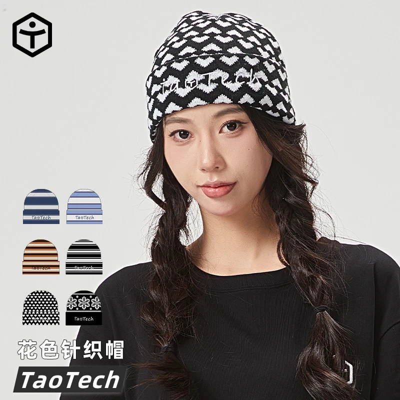 TaoTech日本毛线帽秋冬保暖百搭针织帽男女