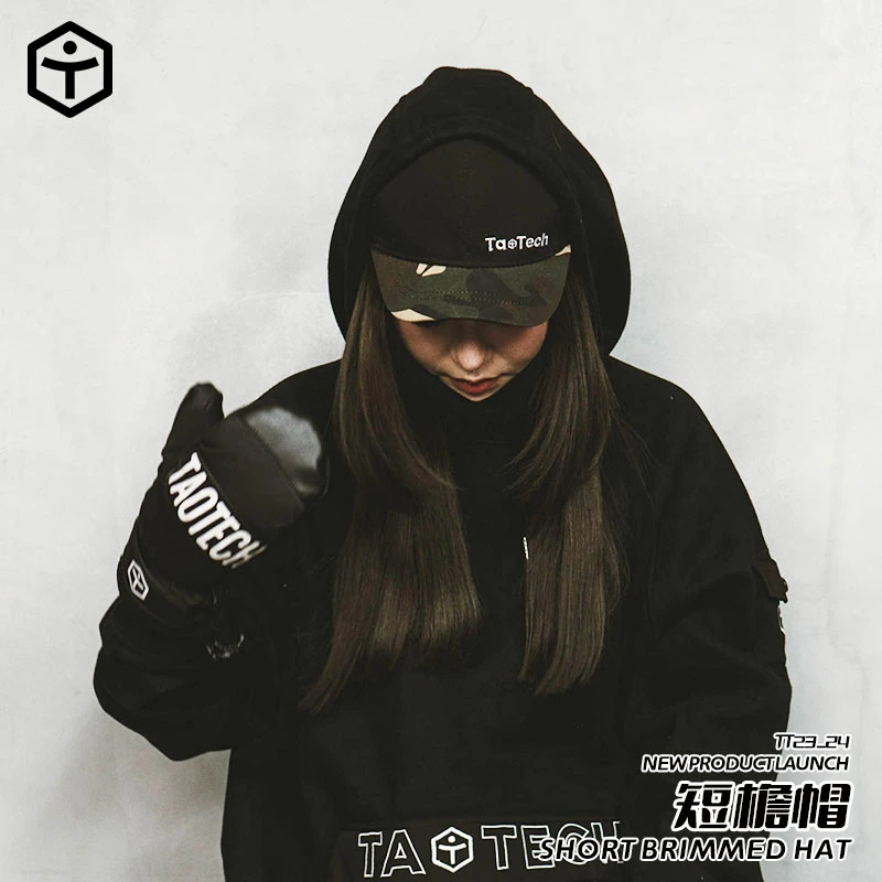 TaoTech短檐帽日系简约遮阳帽子休闲运动潮流百搭