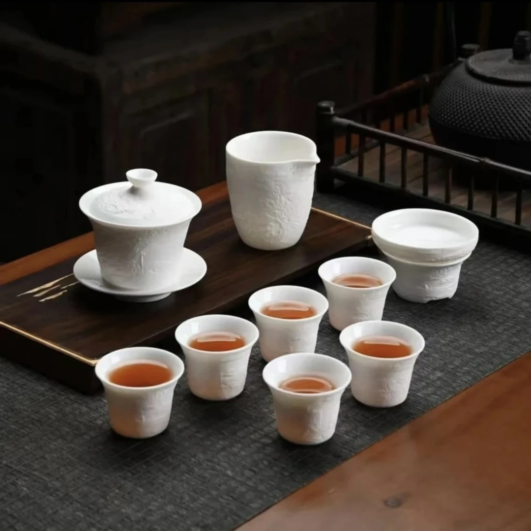 A 45功夫茶具套装安全包装适合家用清明上河图