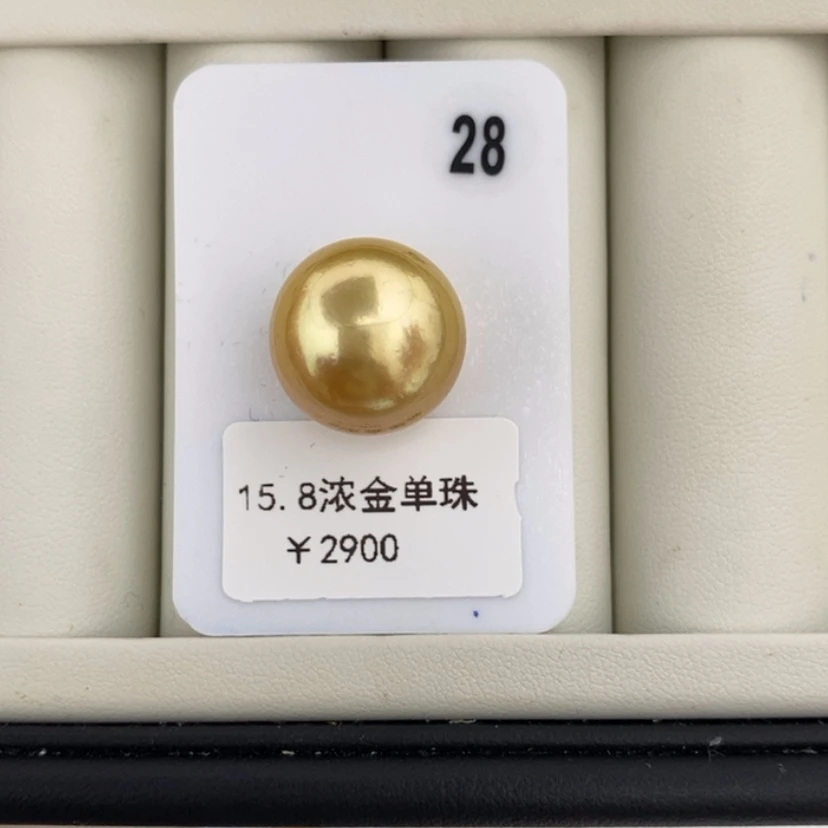 【闪购商品】海水珍珠颈饰未镶嵌15.8浓金单珠