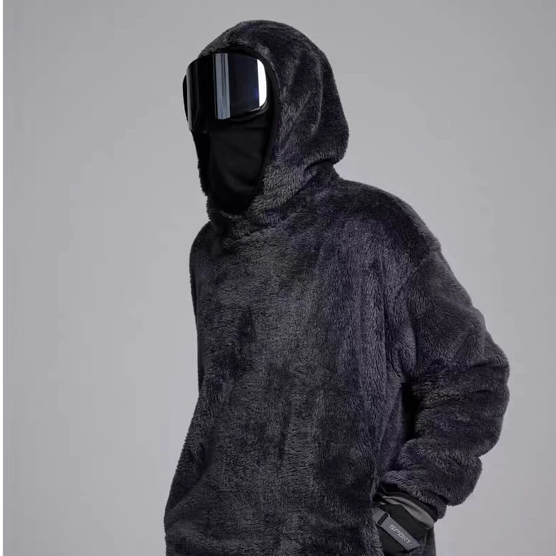 珊瑚绒男士高端棉服2025新款外套高级感棉袄衣美式潮牌高街