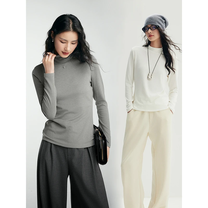 初棉【开仓】加绒美雅碧轻暖养肤肌底衣多领型打底357601003