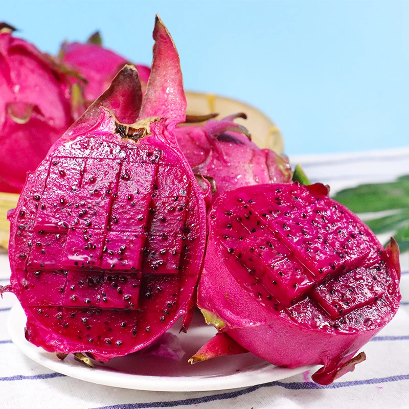 金都一号红心火龙果4.5斤 皮薄肉厚香甜多汁多仓发货j