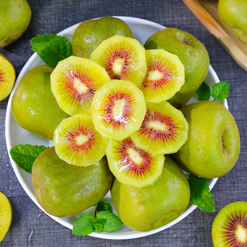 四川红心猕猴桃12枚 放软吃新鲜水果奇异果香甜多汁
