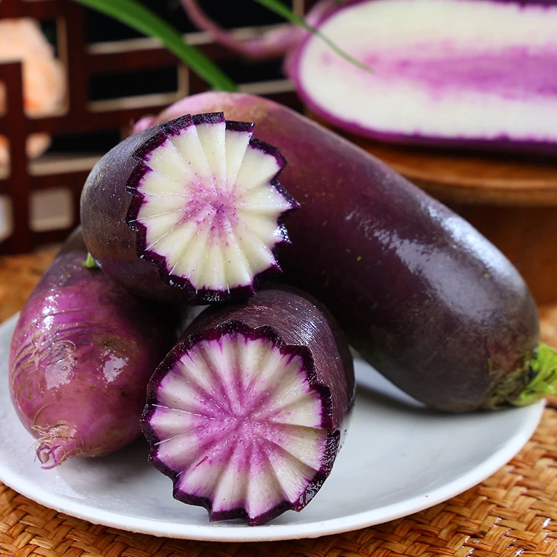 山东紫皮冰淇淋水果萝卜4.5-5斤 当季新鲜蔬果农产品j