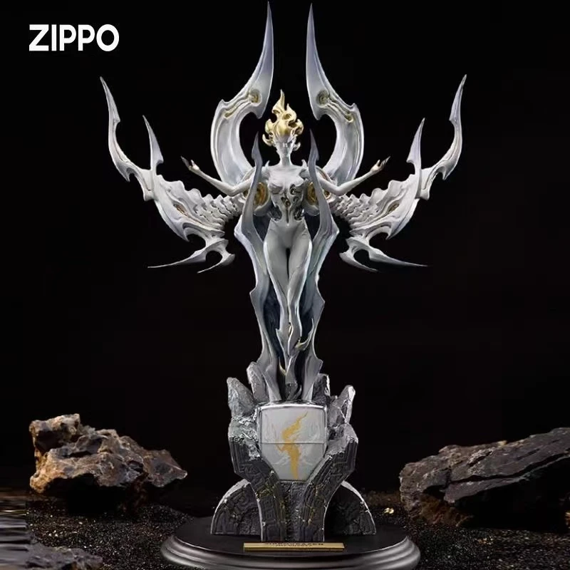 ZIPPO郎破晓天使手办正品之宝Windy风中女郎送礼物创意煤油打火机