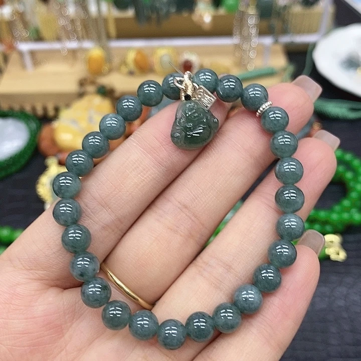 翡翠手链未镶嵌手链36