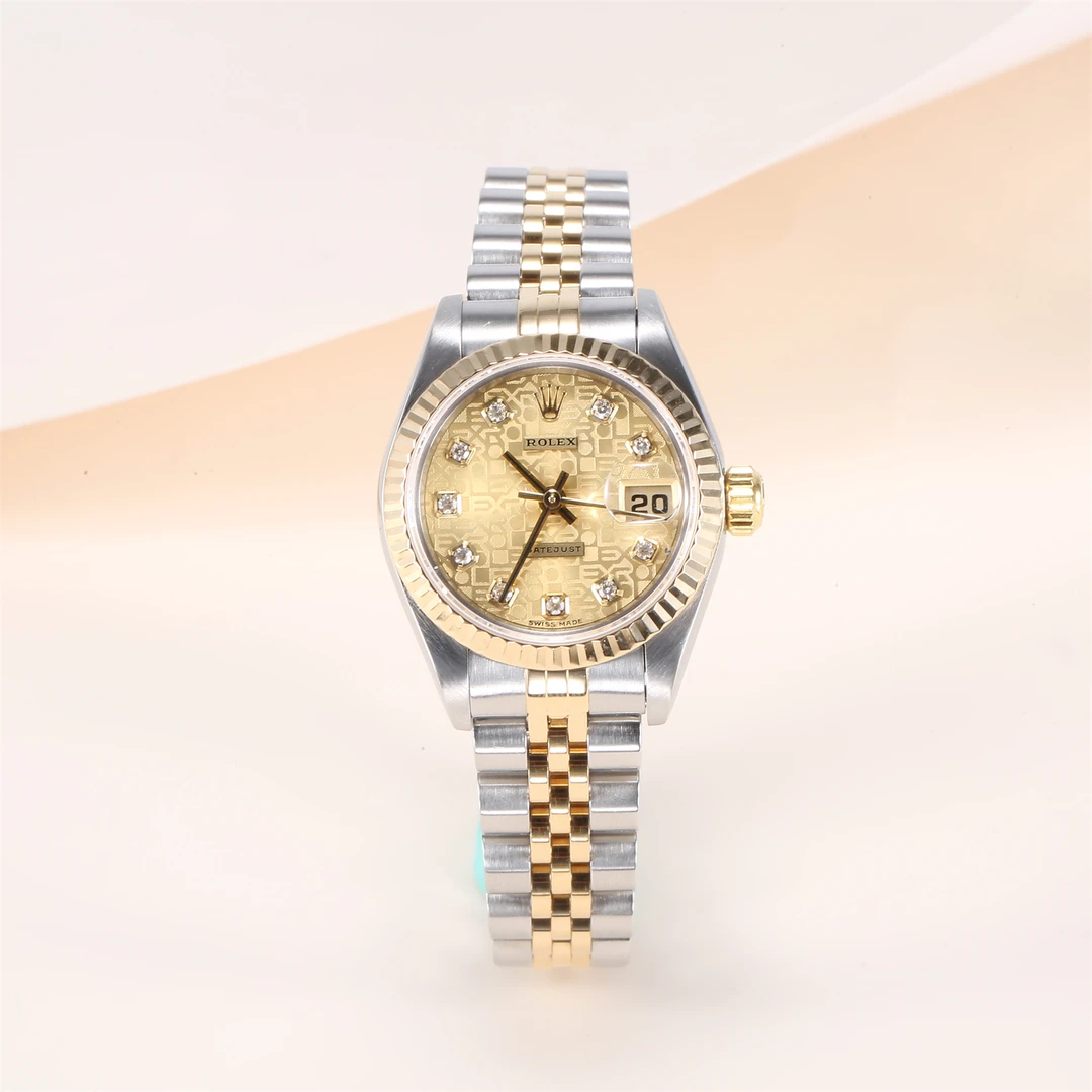 99新 Rolex/劳力士 小花6枫劳力士日志型79173腕表-25mm