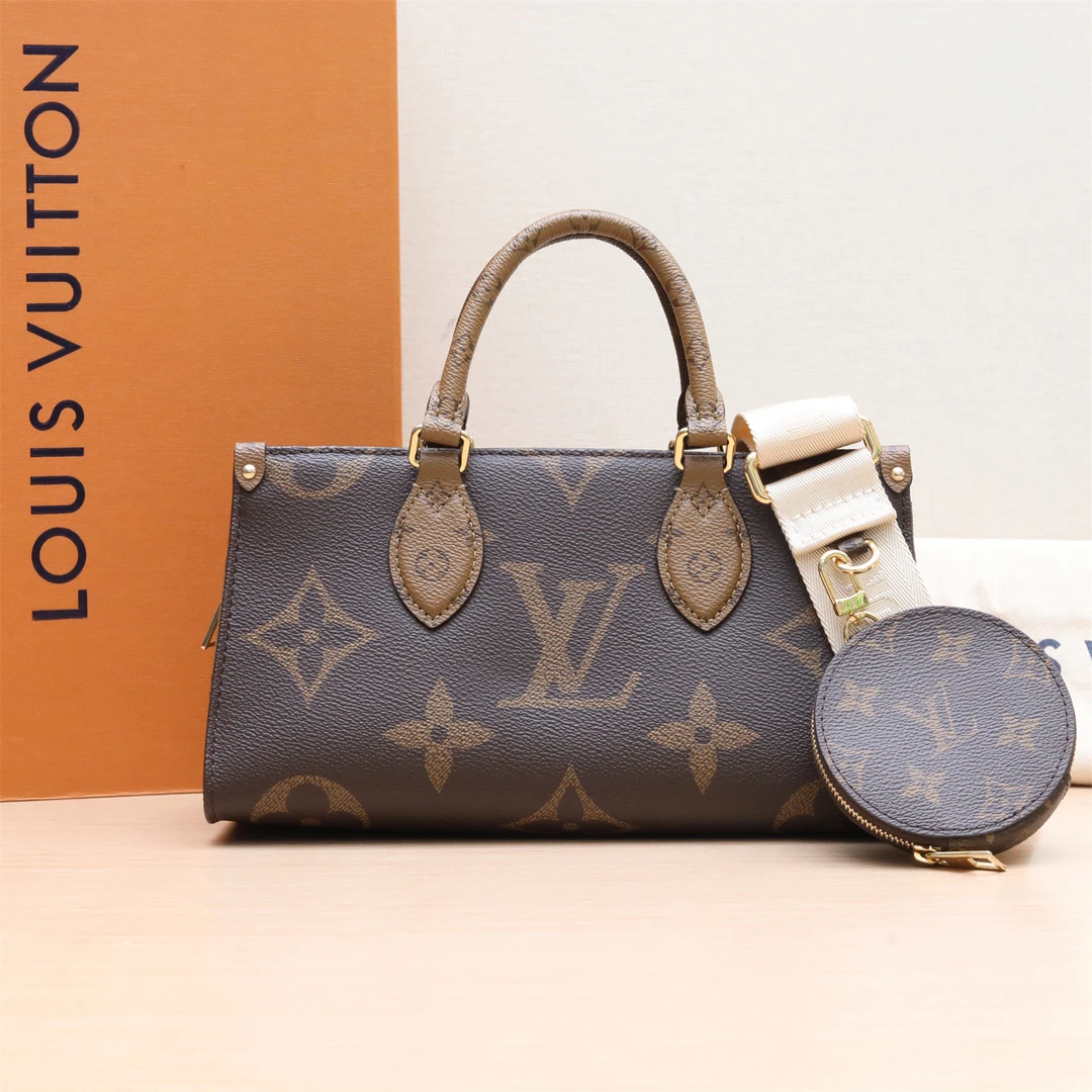 99新 LouisVuitton/路易威登 小花6枫Onthego 横版三合一 老花