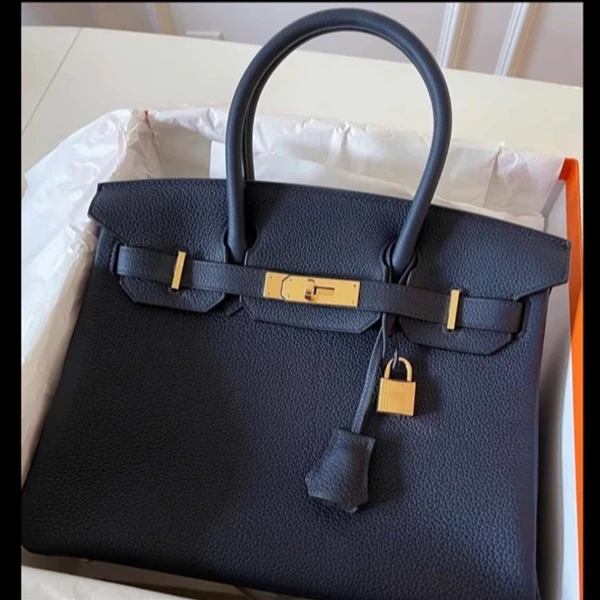 95新 Hermes/爱马仕 -1300【小花Han】Birkin 30 2Z午夜蓝  T刻包