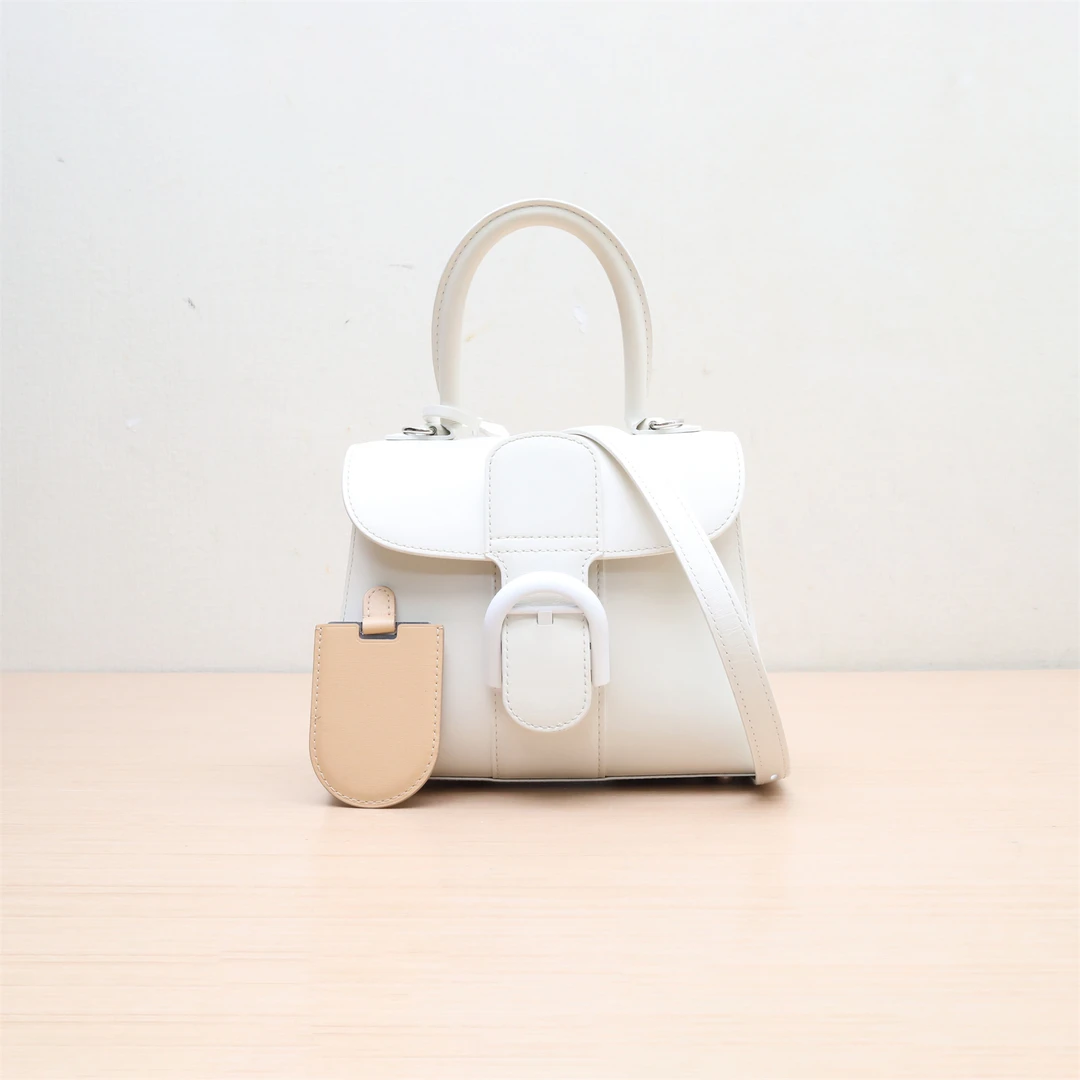 99新 Delvaux/德尔沃 jf-220【小花Han】德尔沃 迷你 20 白色 包