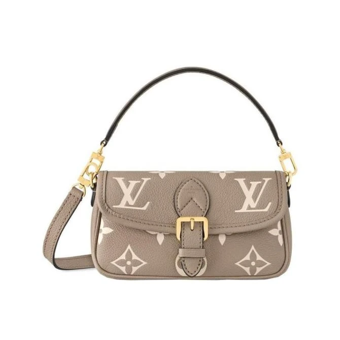 全新未使用 LouisVuitton/路易威登 【小花念念】法棍包 19 灰色