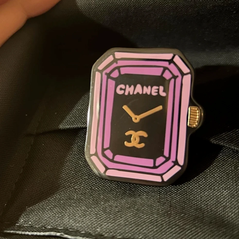 全新未使用 Chanel/香奈儿 小花6欢 23A 方糖 亚克力 胸针
