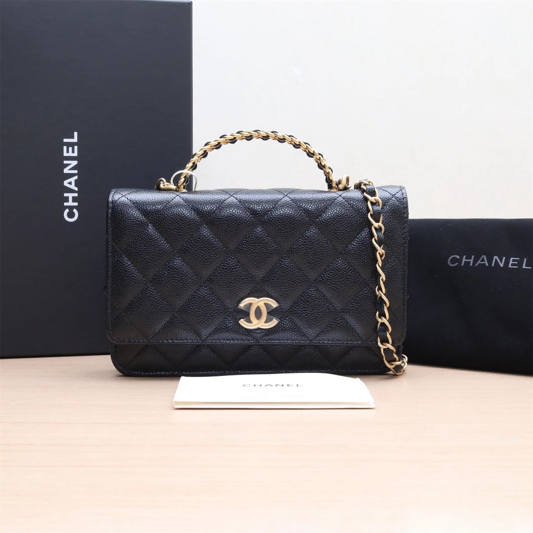 全新未使用 Chanel/香奈儿 XF【小花Han】22SCFWOC字母手柄芯片开