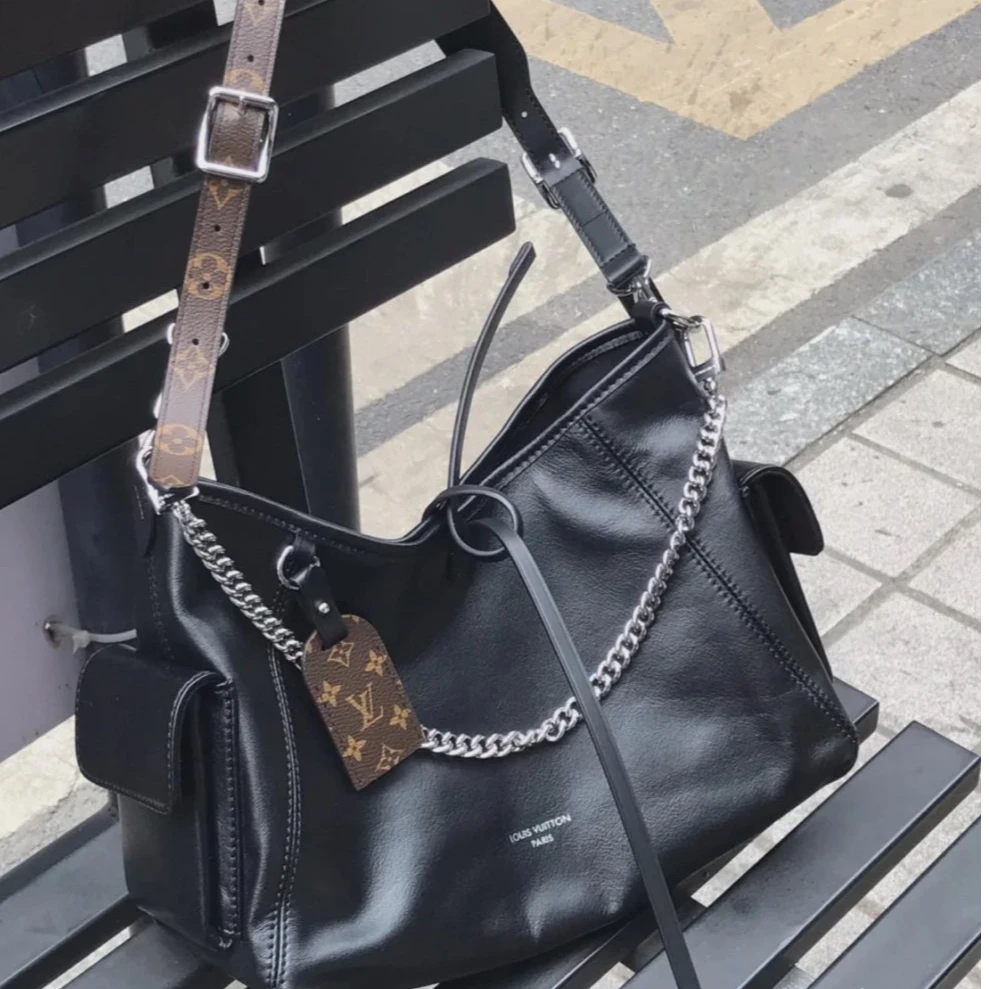 全新未使用 LouisVuitton/路易威登 【小花念念】CARRYALL 小号 黑