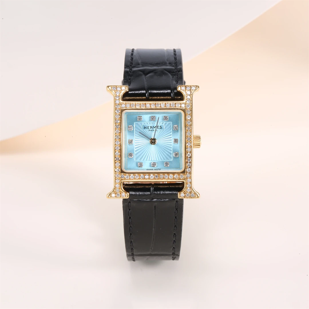 99新 Hermes/爱马仕 XF【小花念念】P224828906H系列后钻后盘-21