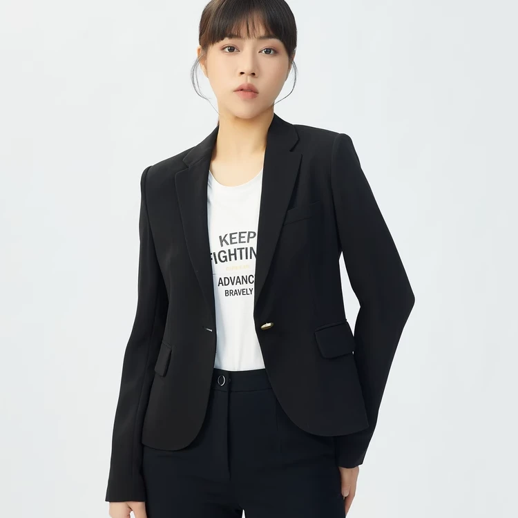 GIRDEAR/哥弟   一粒扣西服 | 一粒扣收腰女士西装外套1400077