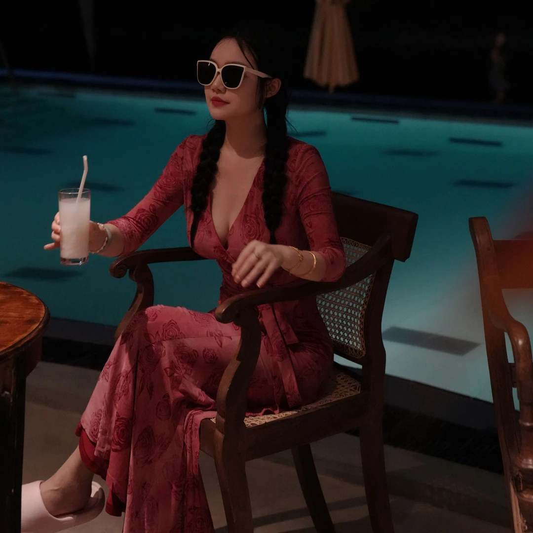 ［雾野玫瑰］桃芝原创新中式改良旗袍修身连衣裙纯欲高档高端中国风