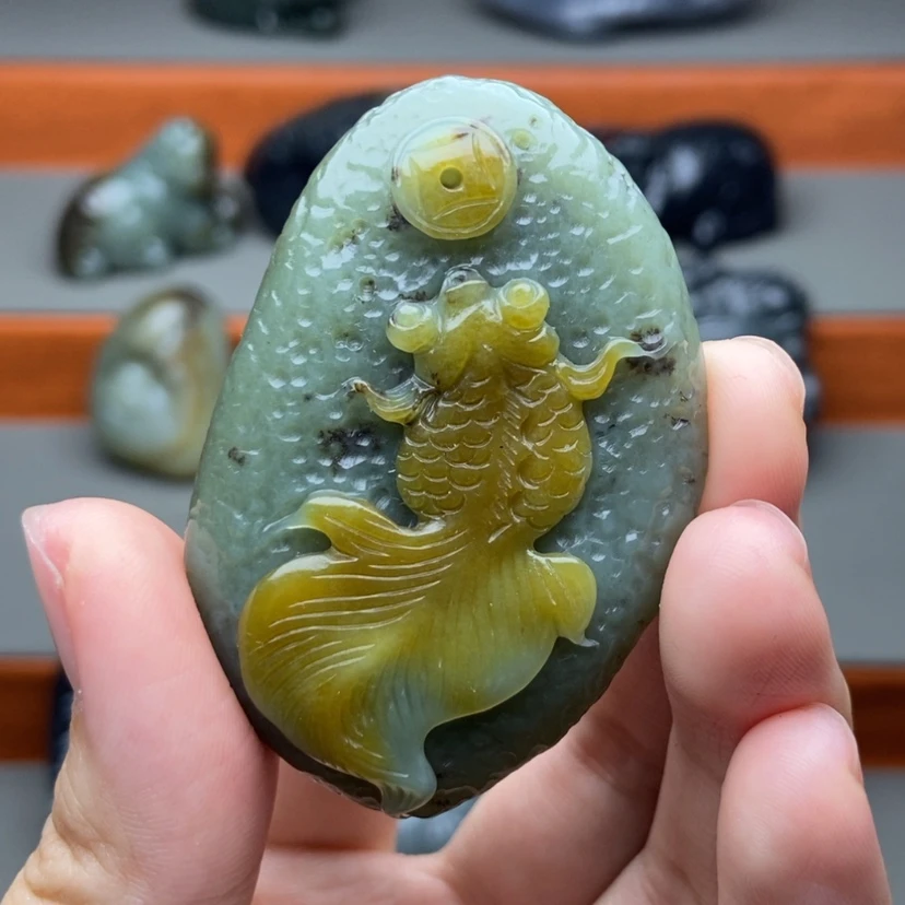 【闪购商品】和田玉颈饰未镶嵌陆***机
