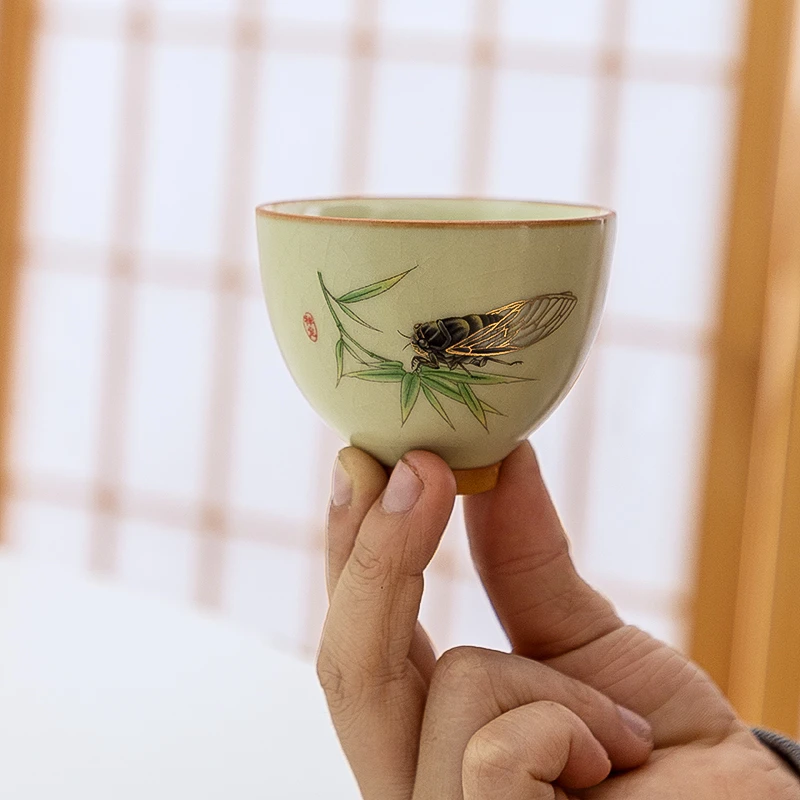 岑汝一鸣惊人灯杯小客杯