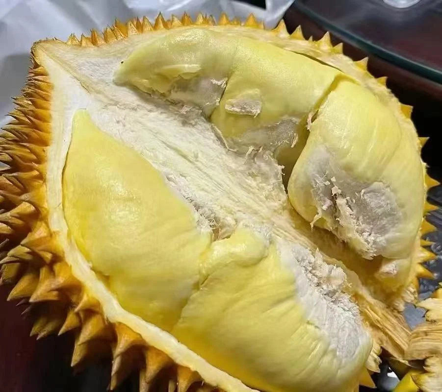 金枕榴莲整果-皮薄肉厚核小-嘎嘎甜糯  出肉率高