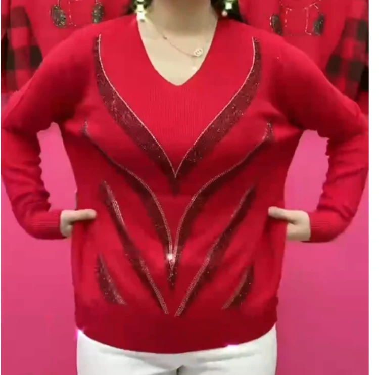 1019C59005中年妈妈潮流宽松洋气重工秋季显瘦网红气质轻奢衫时尚