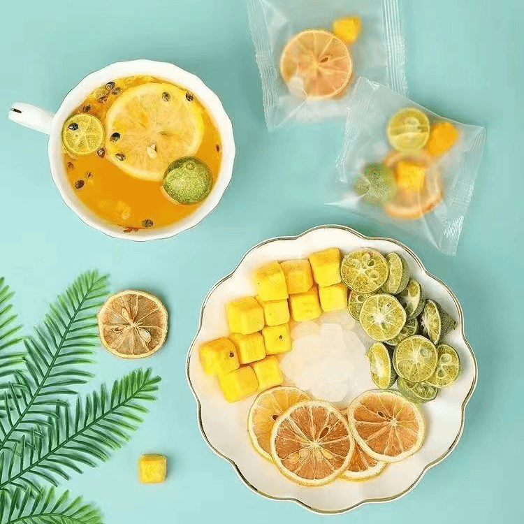 青桔柠檬百香果茶冻干蜂蜜果粒花茶冷泡茶水果茶【试喝装】