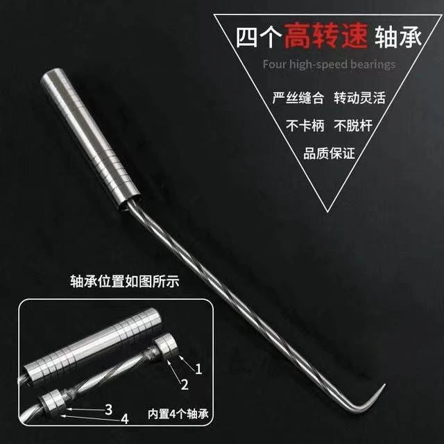钢筋工专用扎钩新款绑钩轴承钢筋钩子绑扎神器四轴承钢筋工扎钩