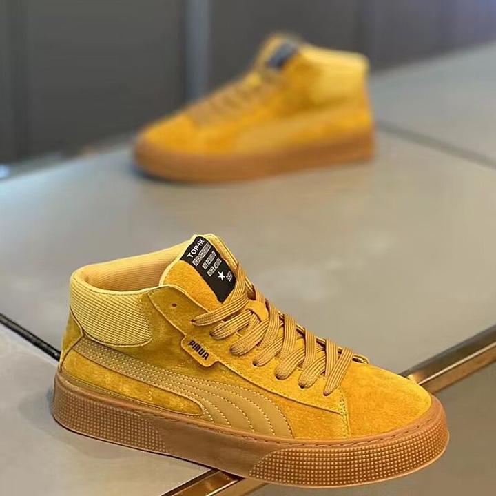 时尚舒适男鞋高帮新款老爹鞋帅气厚底休闲时尚百搭高颜值超轻男鞋