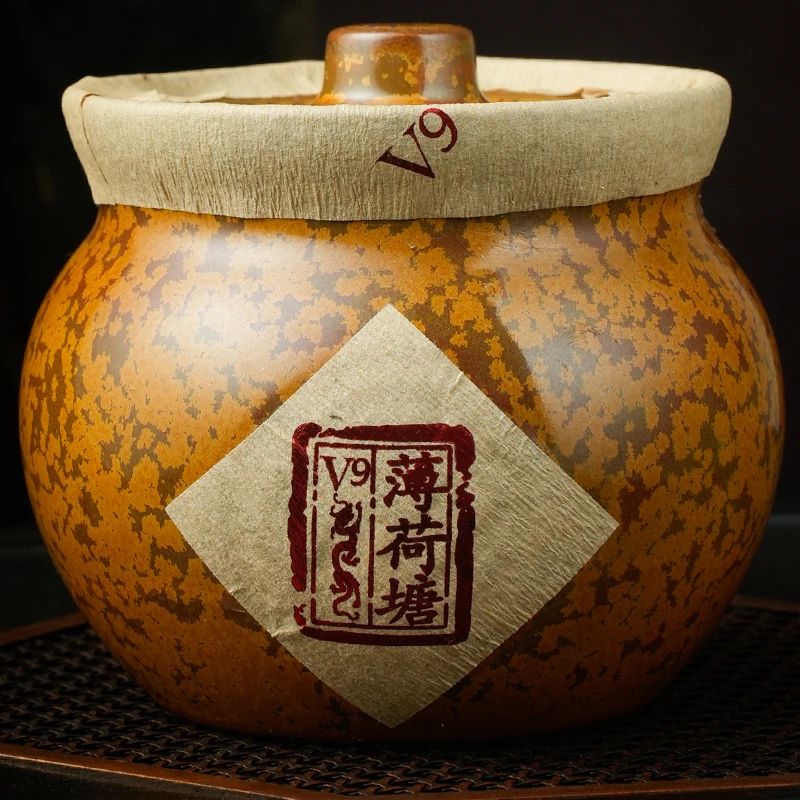 薄荷塘V9 树普洱茶生茶龙珠茶2023年韵味深广龙珠普洱茶