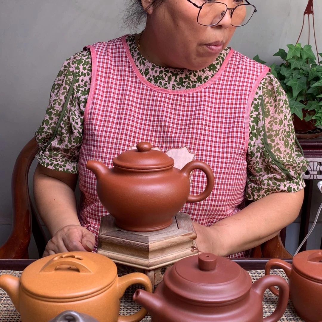 紫砂茶壶460毫升半手