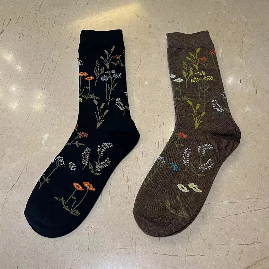 漫颜刘2024年袜子颜色随机三双一组