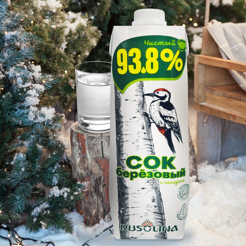 白俄罗斯原装进口桦树汁饮料正品1000ml/1瓶桦树汁