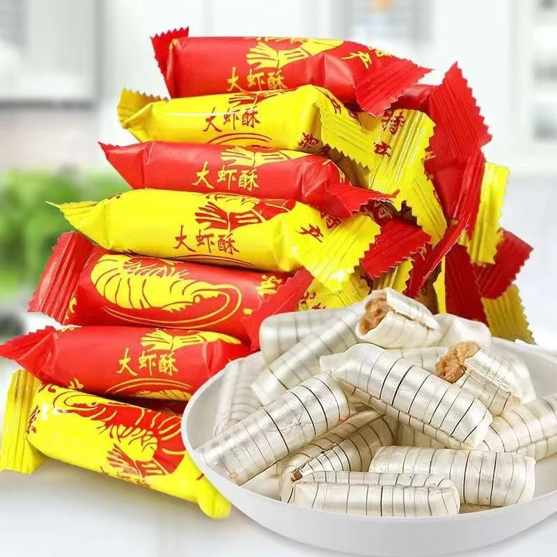 【到手2斤】爆款零食糖果老式大虾酥儿时的味道