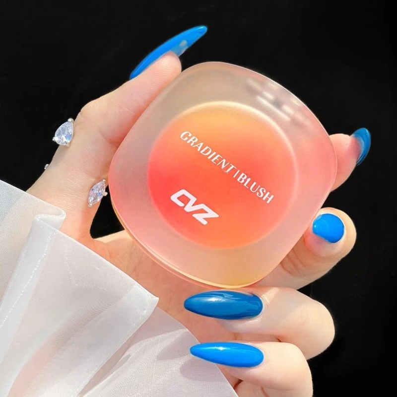 CVZ定妆腮红渐变脸部新款修容盘粉底裸妆哑光幽若胭脂高级感桃色