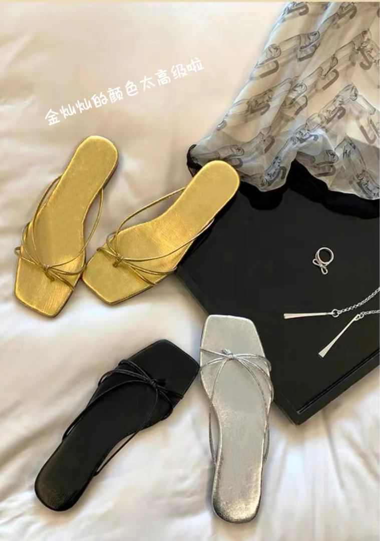 春夏新款气质夹脚拖鞋