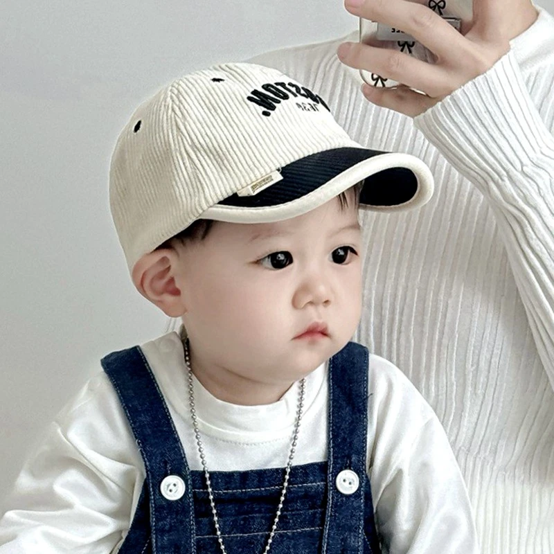 婴儿帽子春秋洋气小男孩鸭舌帽秋冬棒球帽男女童宝宝2024新款儿童